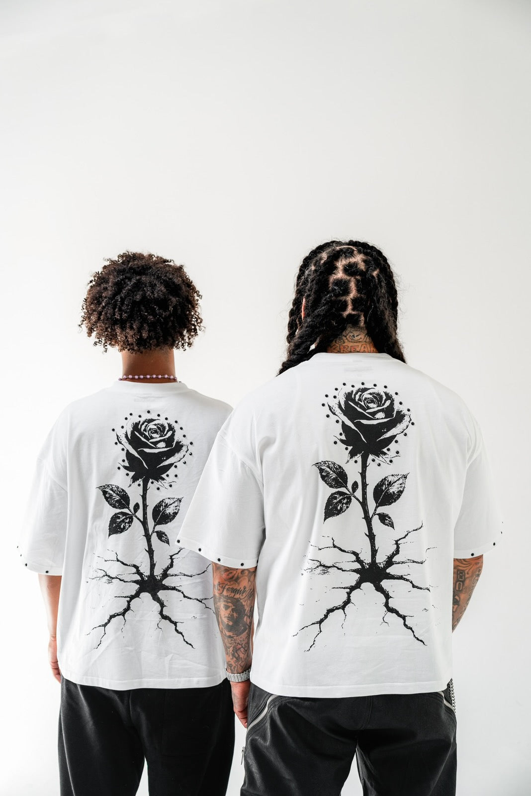Meezie Sunday oversized white tee