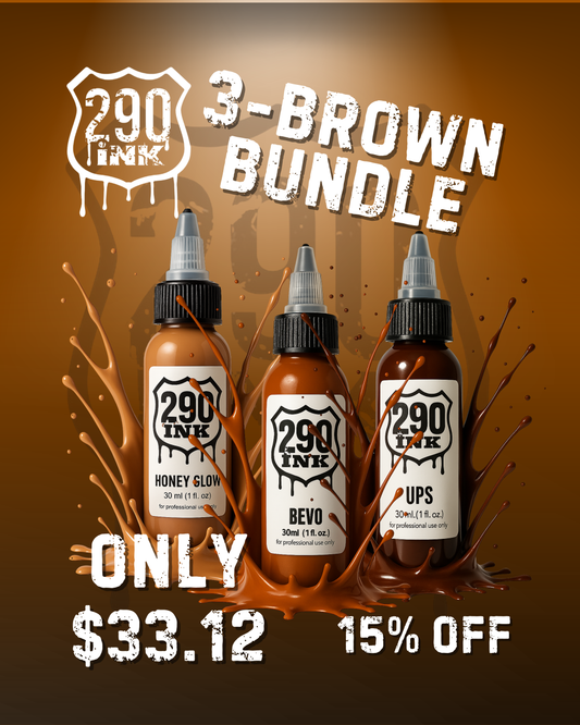 3-set BROWN Bundle: Honey Glow, Bevo, UPS (1oz ea)