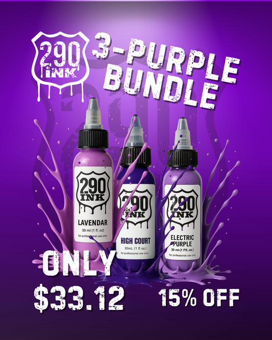 3-set PURPLE Bundle: Lavender, High Court, Electric Purple (1oz ea)