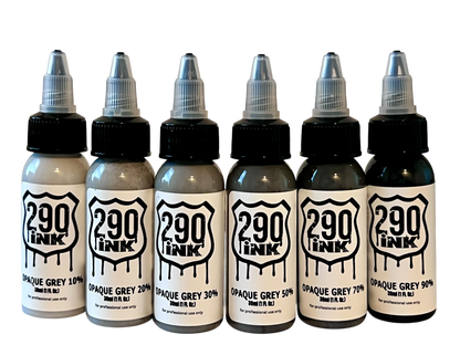 Opaque Grey Set (6 bottles, 1oz ea)