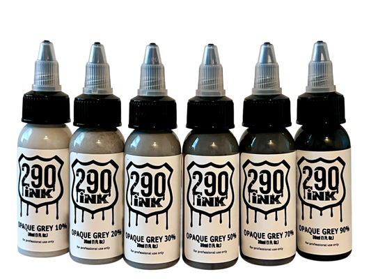 Opaque Grey Set (6 bottles, 1oz ea)
