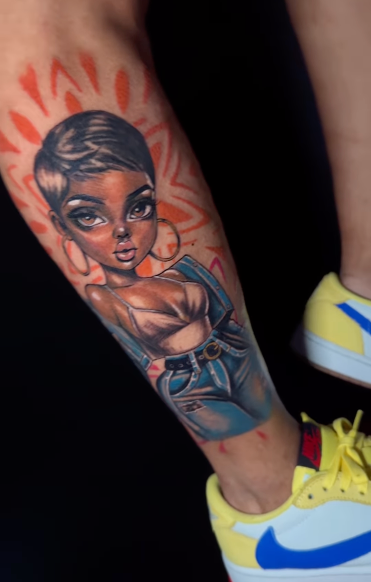 tattoo created with 290ink premium tattoo ink